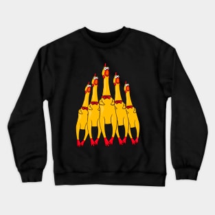 Screaming rubber chicken Crewneck Sweatshirt